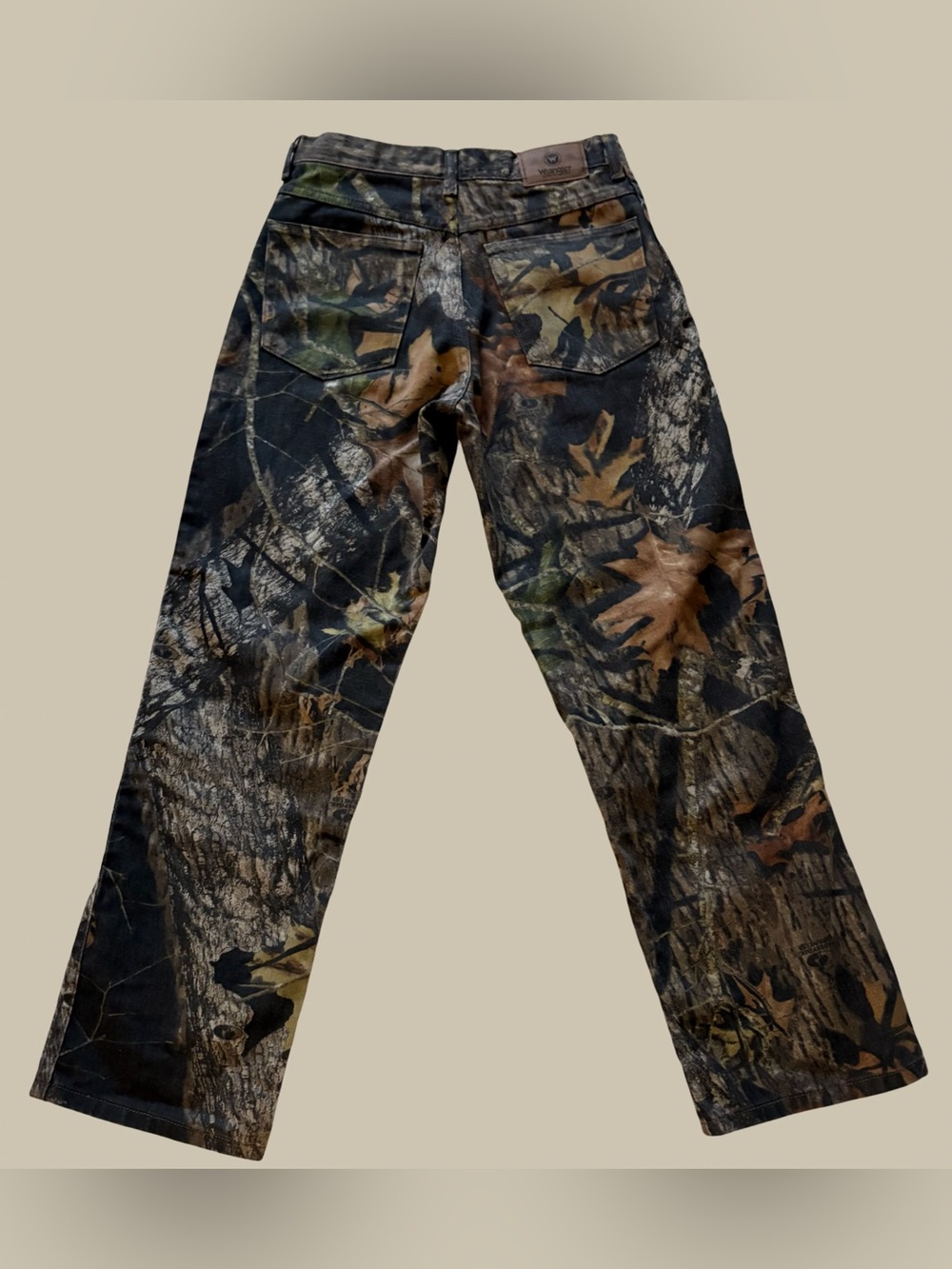 Vintage Wrangler High Rise Hunting Camo Print Pants Jeans